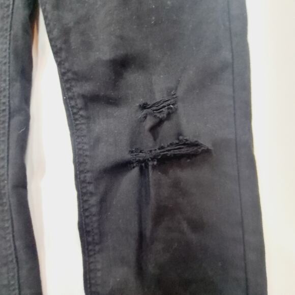 Superdown Gia Denim Overalls in Black Small - Picture 4 of 14